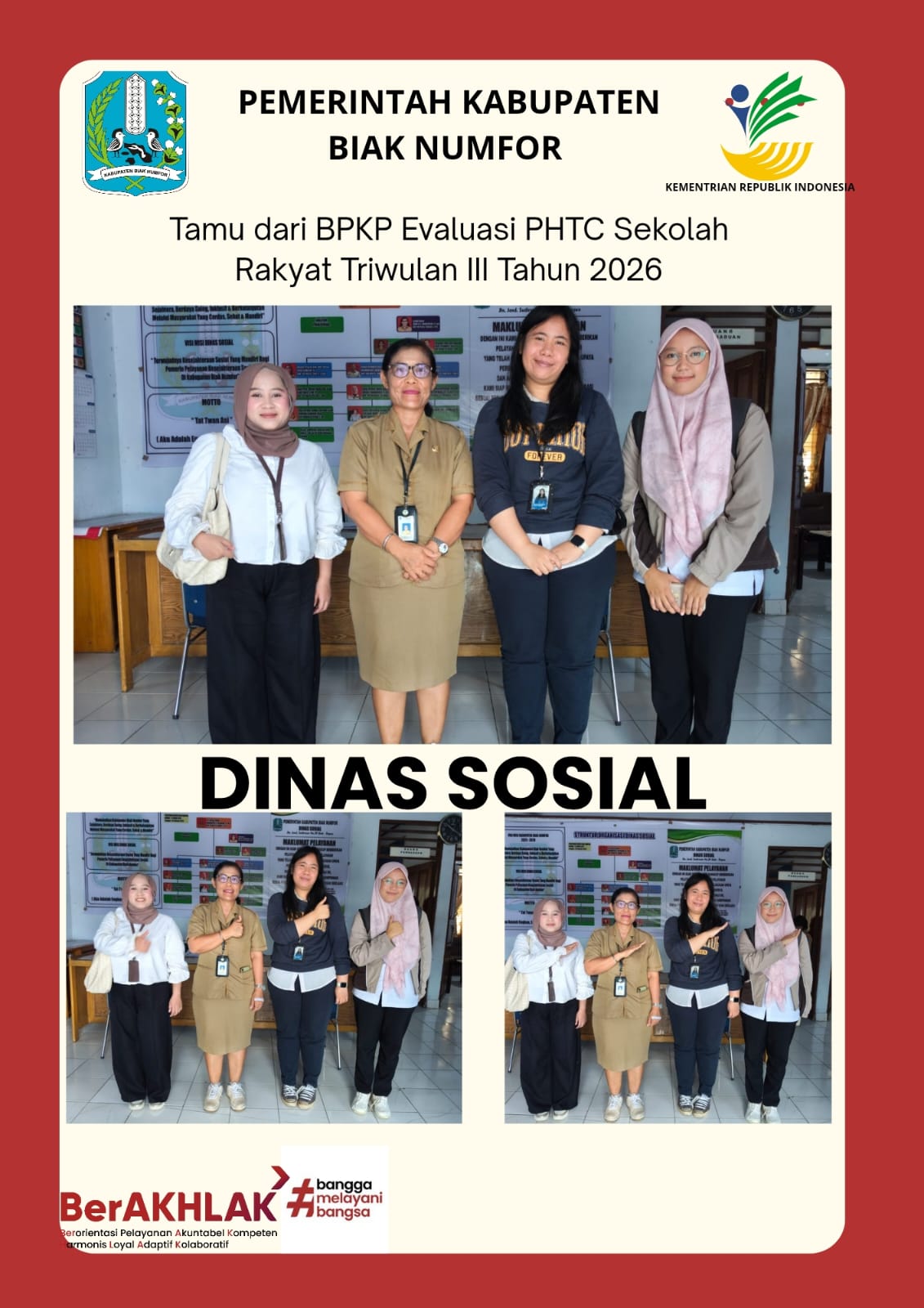 TAMU DARI BPKP EVALUASI PHTC SEKOLAH RAKYAT TRIWULAN III TAHUN 2026