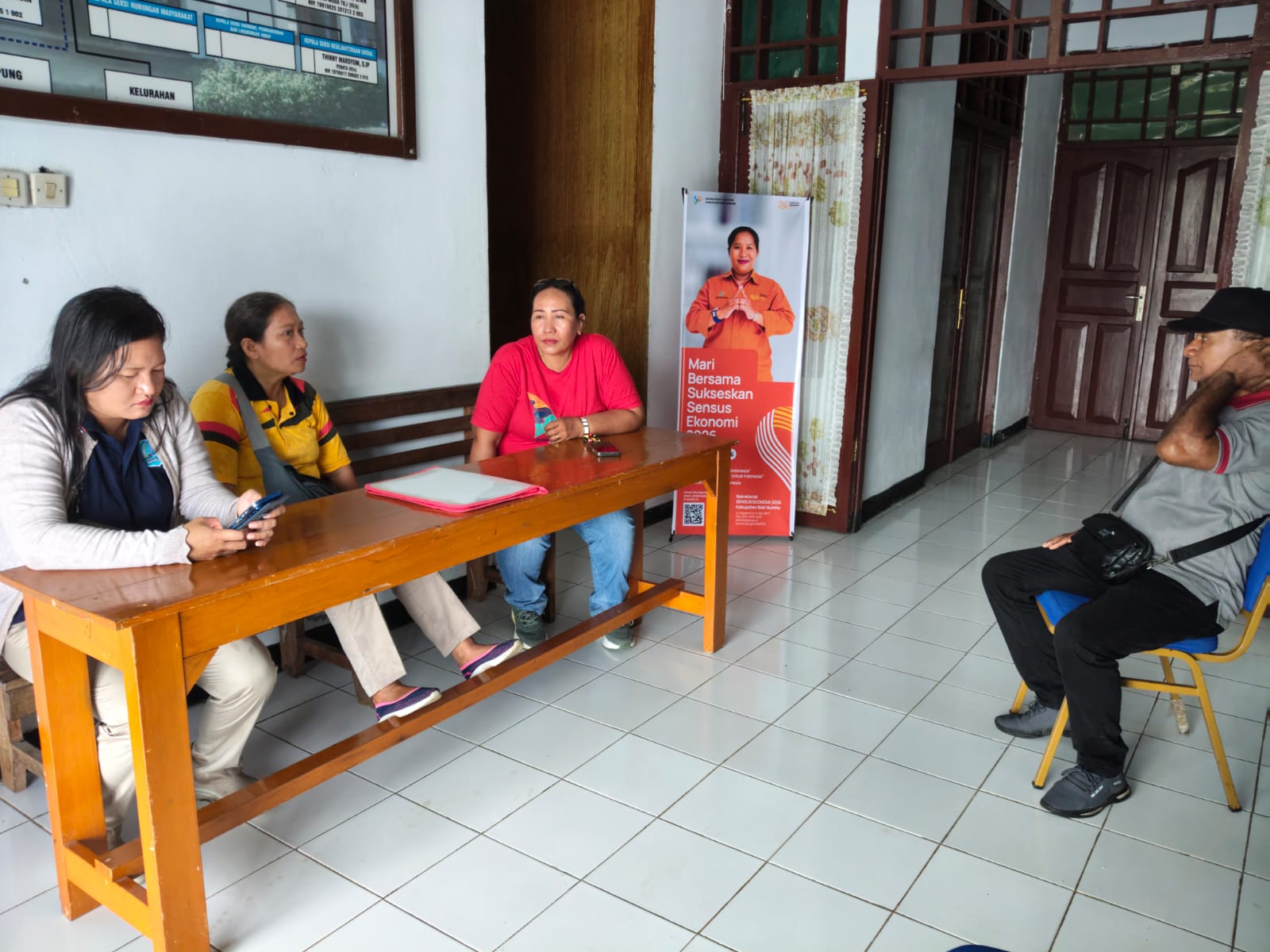 Koordinasi Persiapan Asessment Permakanan Di PKM Sumberker Distrik Samofa